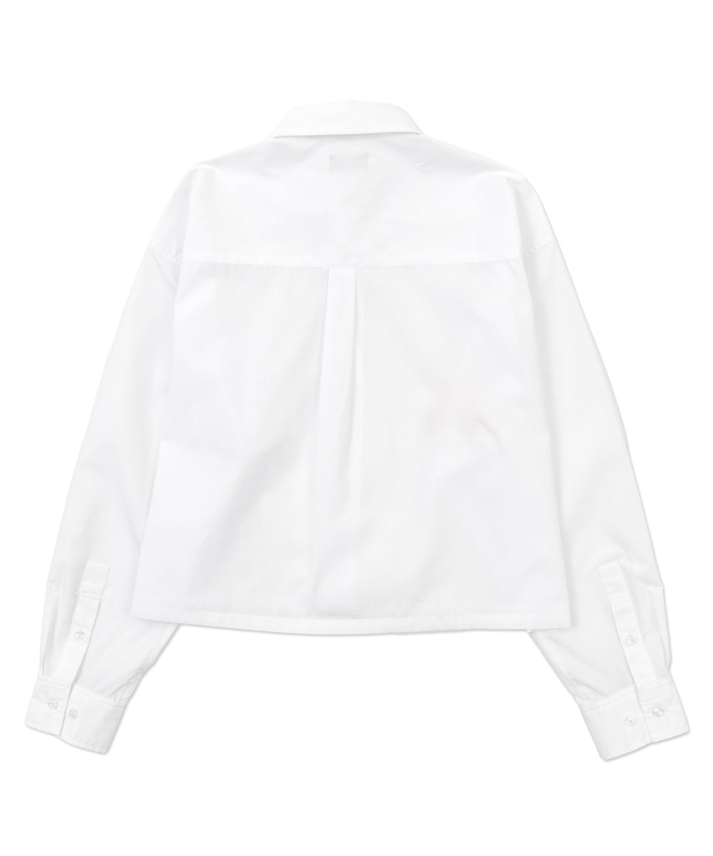 ブロードクロップドシャツ