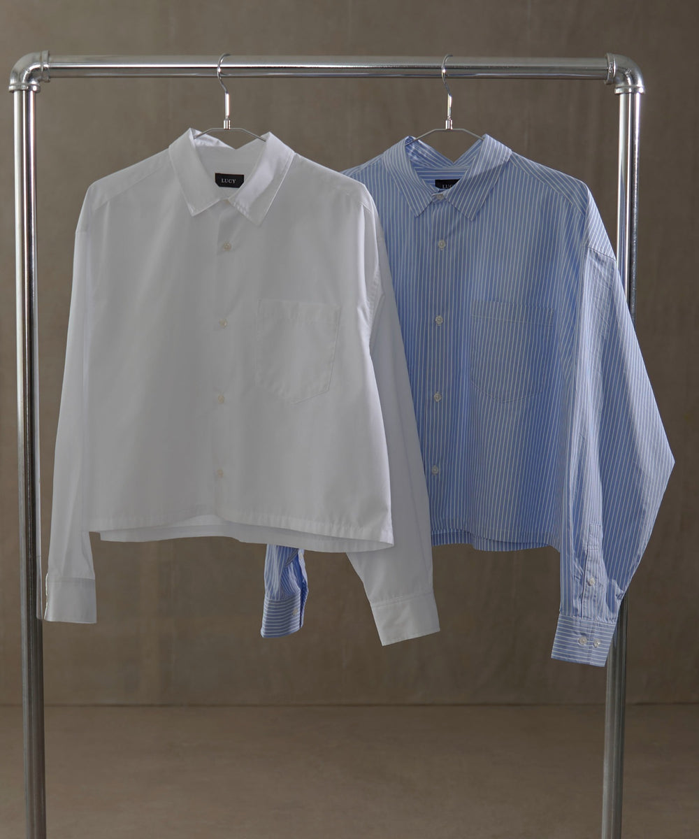 ブロードクロップドシャツ