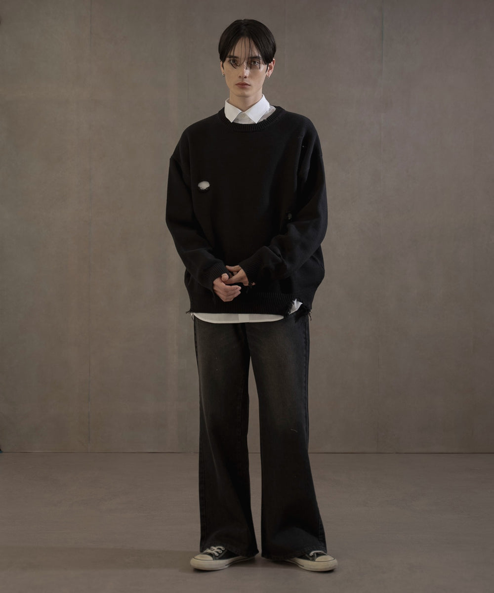 デニムブラックソノタ　モデル：180㎝　L着用