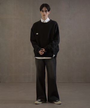 デニムブラックソノタ　モデル：180㎝　L着用