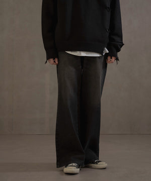 デニムブラックソノタ　モデル：180㎝　L着用