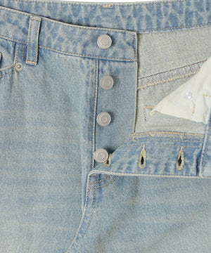 ボタンフライローライズフレアデニム