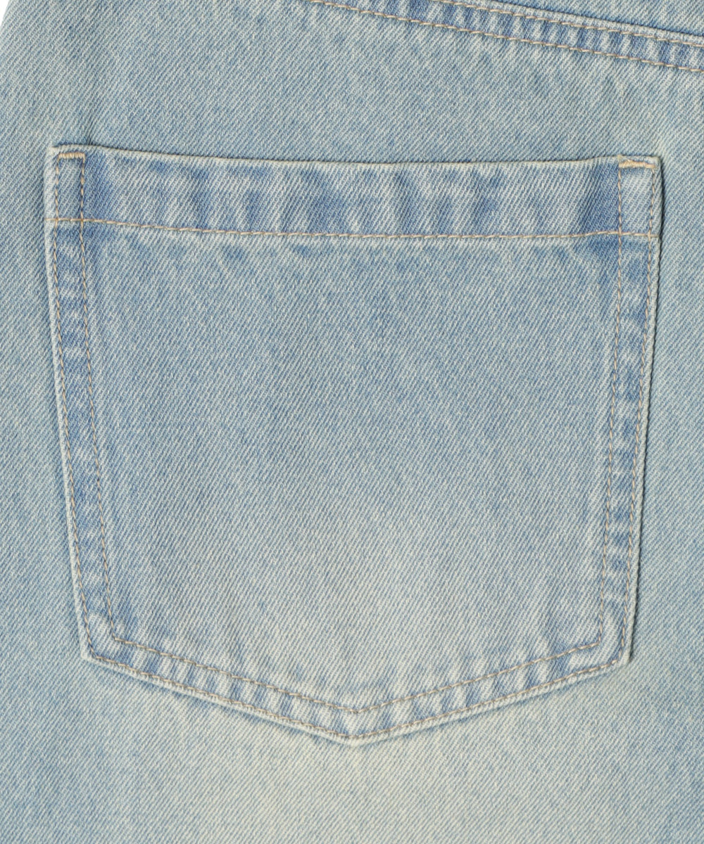 ボタンフライローライズフレアデニム