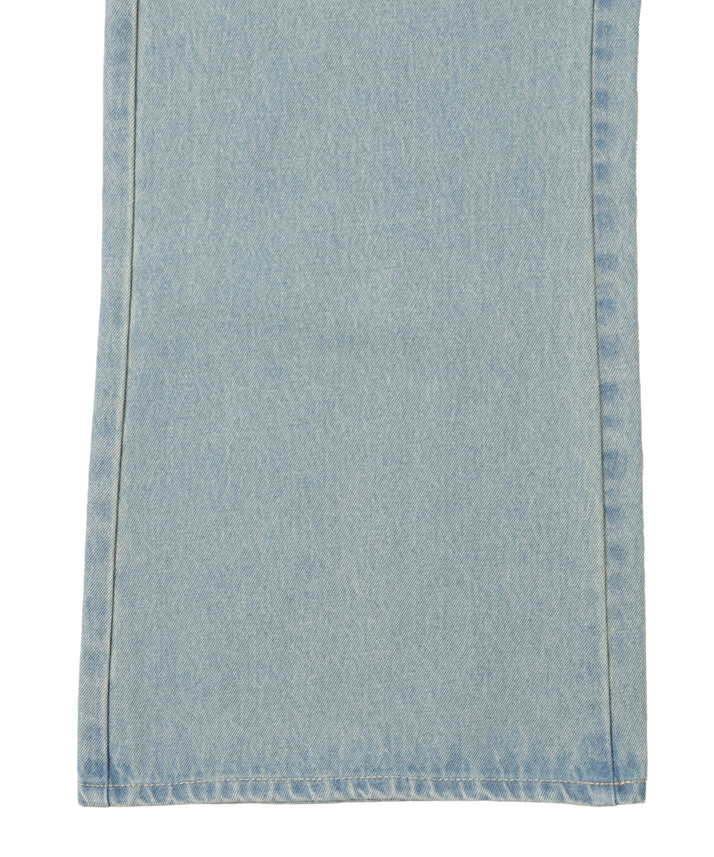 ボタンフライローライズフレアデニム