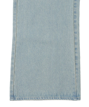 ボタンフライローライズフレアデニム