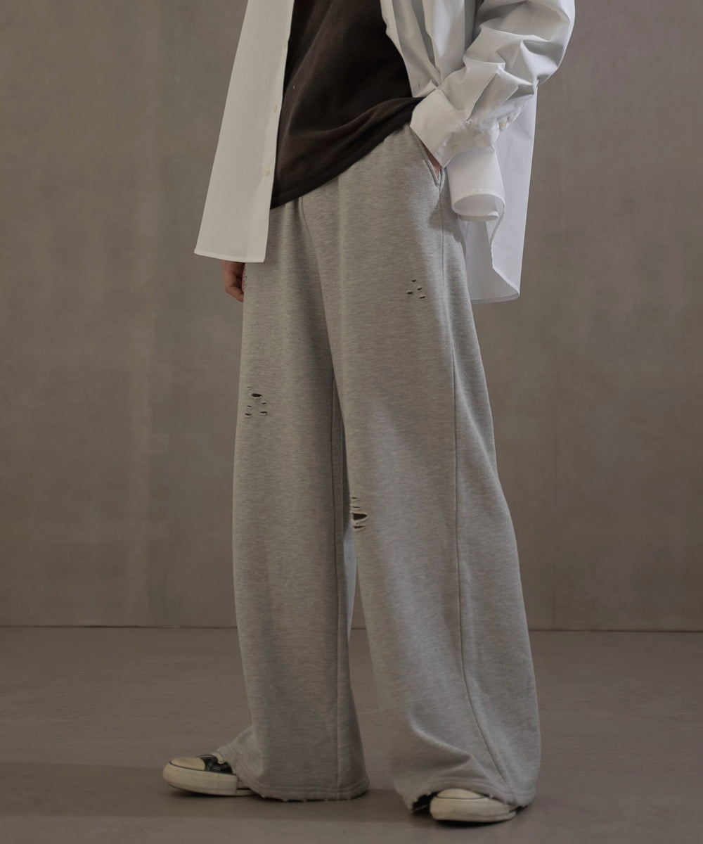 杢グレー　モデル：180㎝　L着用