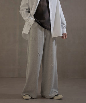 杢グレー　モデル：180㎝　L着用