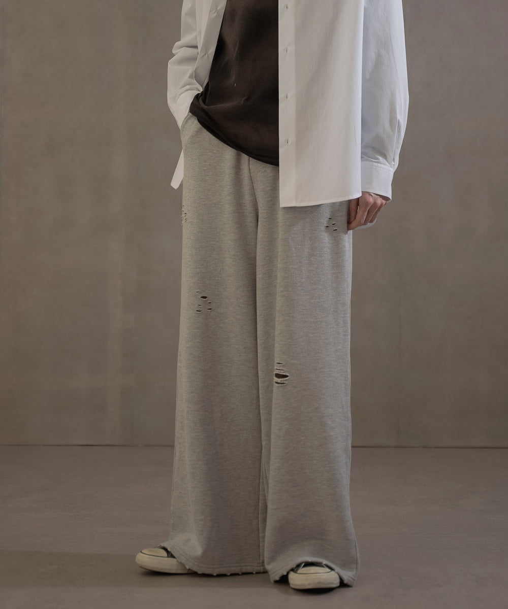 杢グレー　モデル：180㎝　L着用