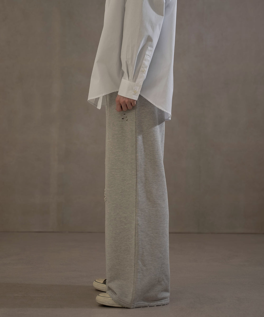 杢グレー　モデル：180㎝　L着用