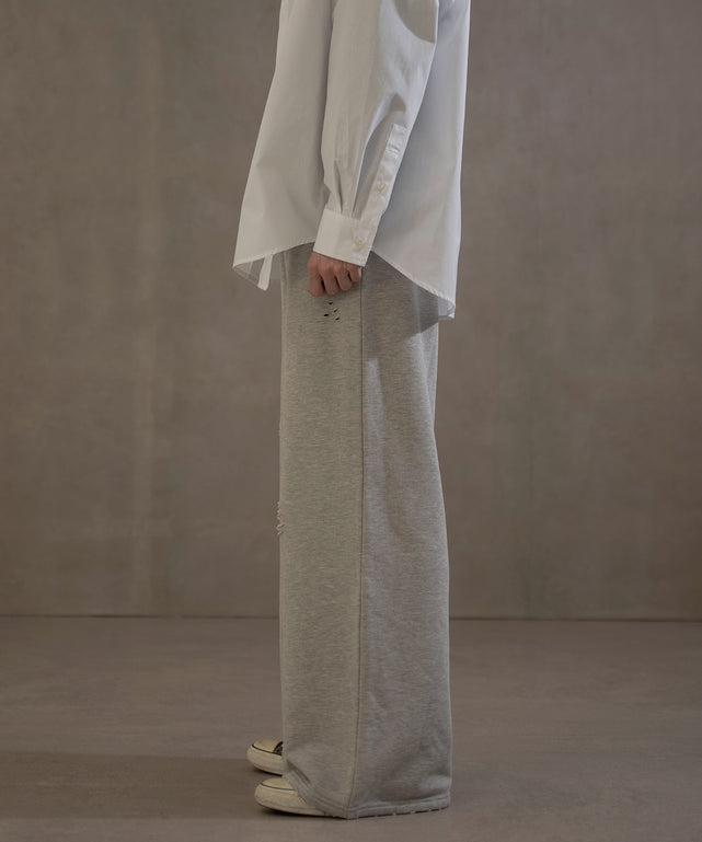 杢グレー　モデル：180㎝　L着用