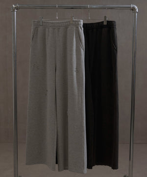 ダメージスウェットバギーパンツ