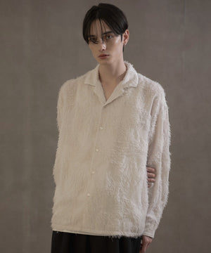 ホワイトアイボリー　モデル：180㎝　L着用