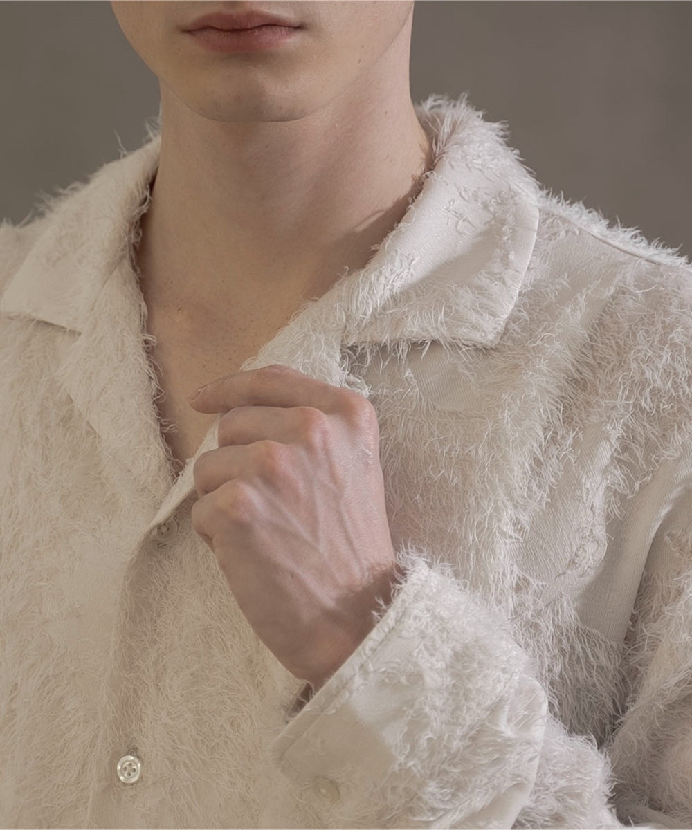 ジャガードフリンジシャツ（LS）