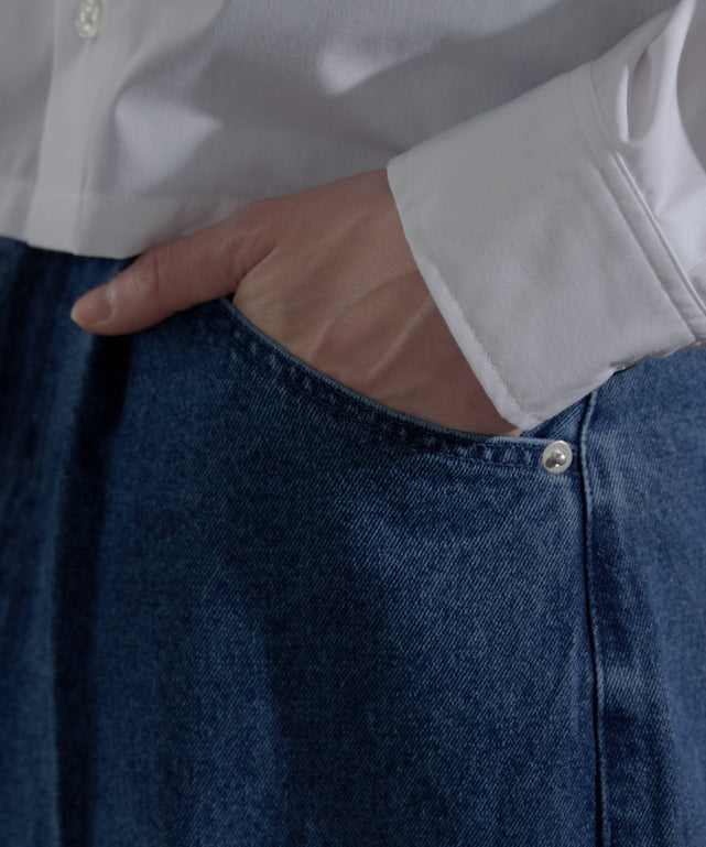 グラデーションバギーデニム