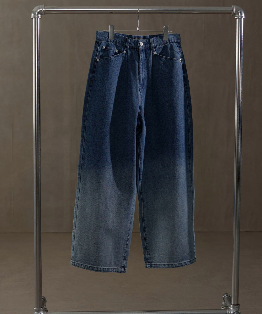 グラデーションバギーデニム