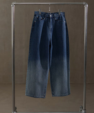 グラデーションバギーデニム