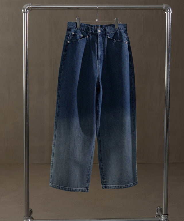 グラデーションバギーデニム