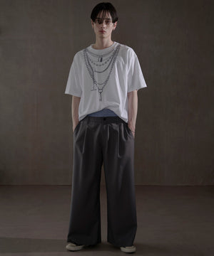 グレー　モデル：180㎝　L着用