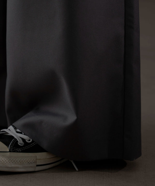 ダブルウエストバギースラックス