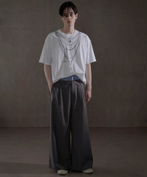 グレー　モデル：180㎝　L着用