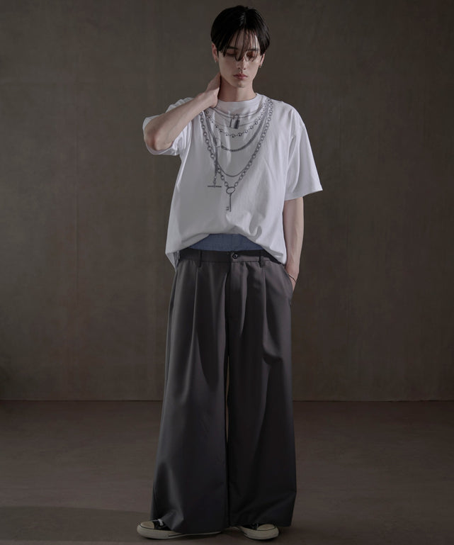 グレー　モデル：180㎝　L着用