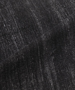 シルバープリントバギーフレアデニム