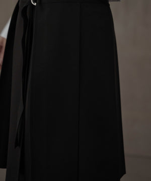 TRラップスカート付きスラックス