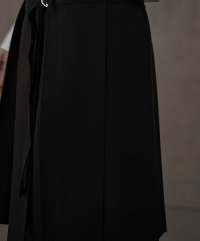 TRラップスカート付きスラックス