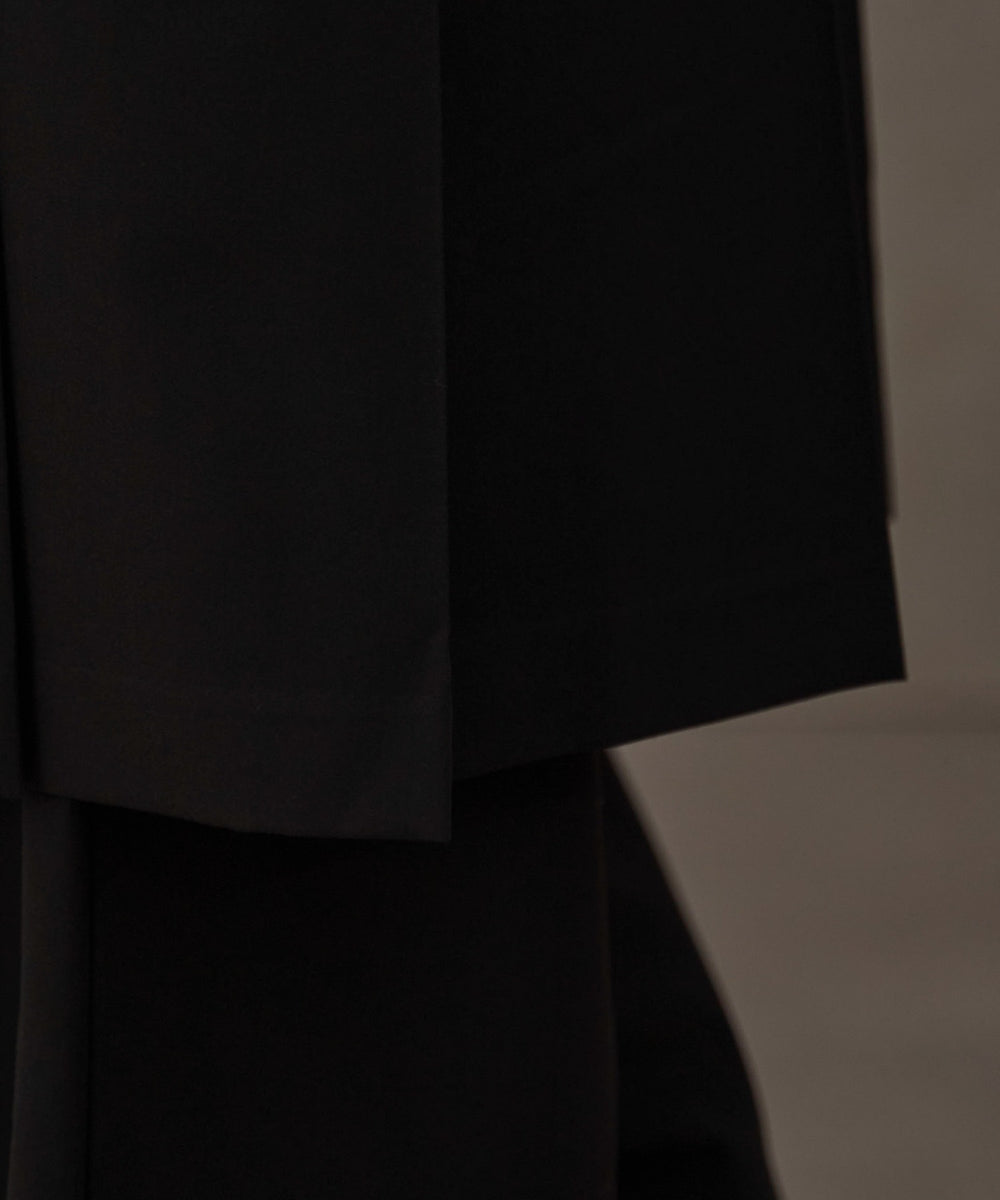 TRラップスカート付きスラックス