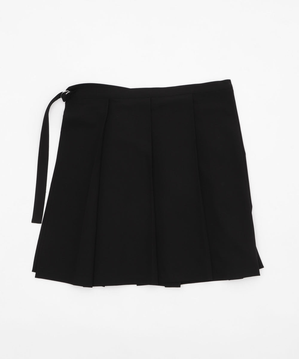 TRラップスカート付きスラックス