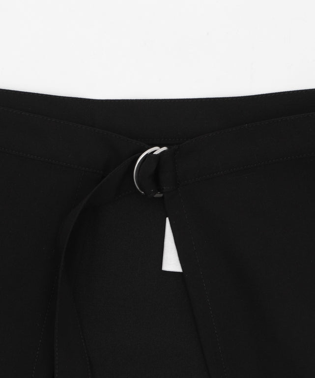 TRラップスカート付きスラックス