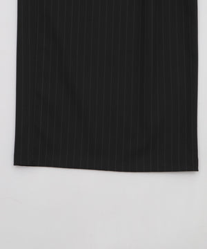 ピンストライプタックワイドスラックス