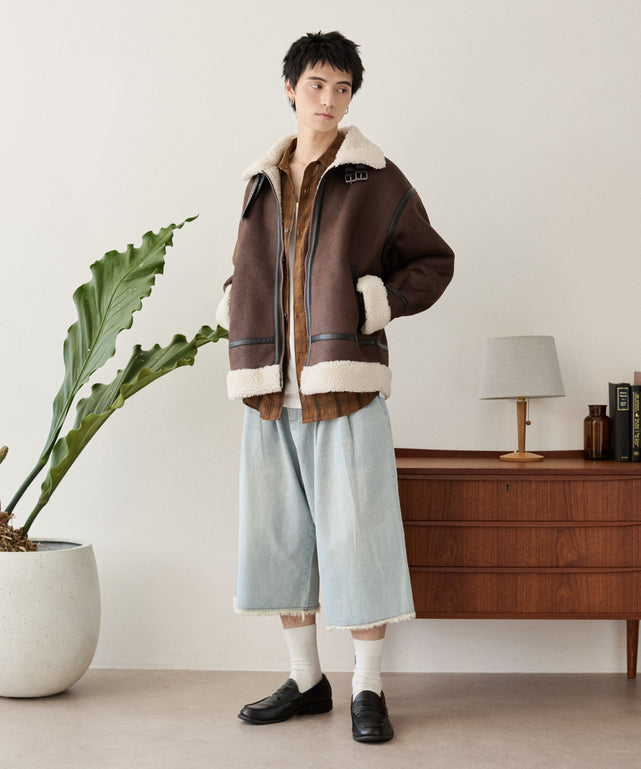 ブラウン モデル：180cm L着用