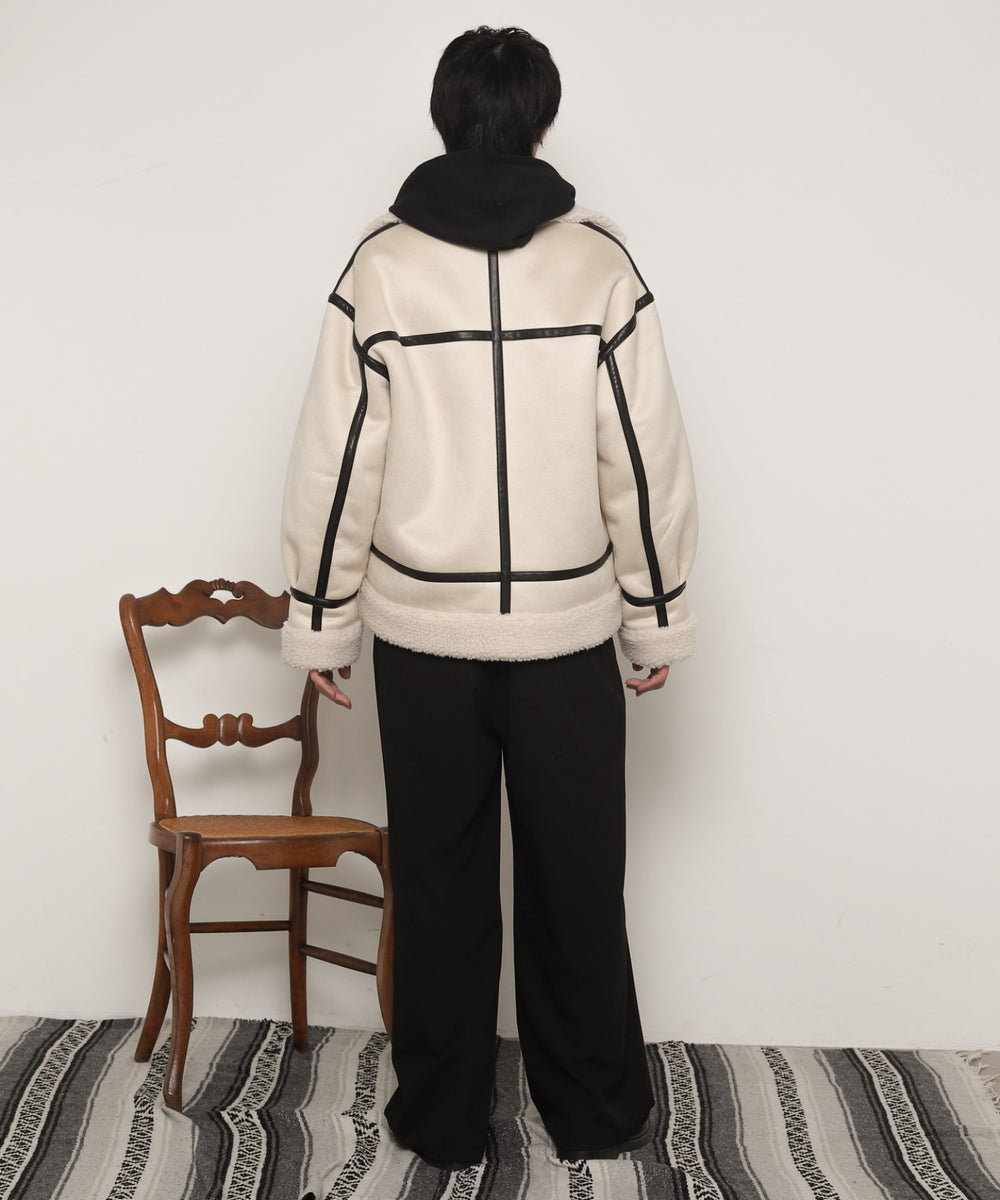 Lベージュ モデル：180cm L着用