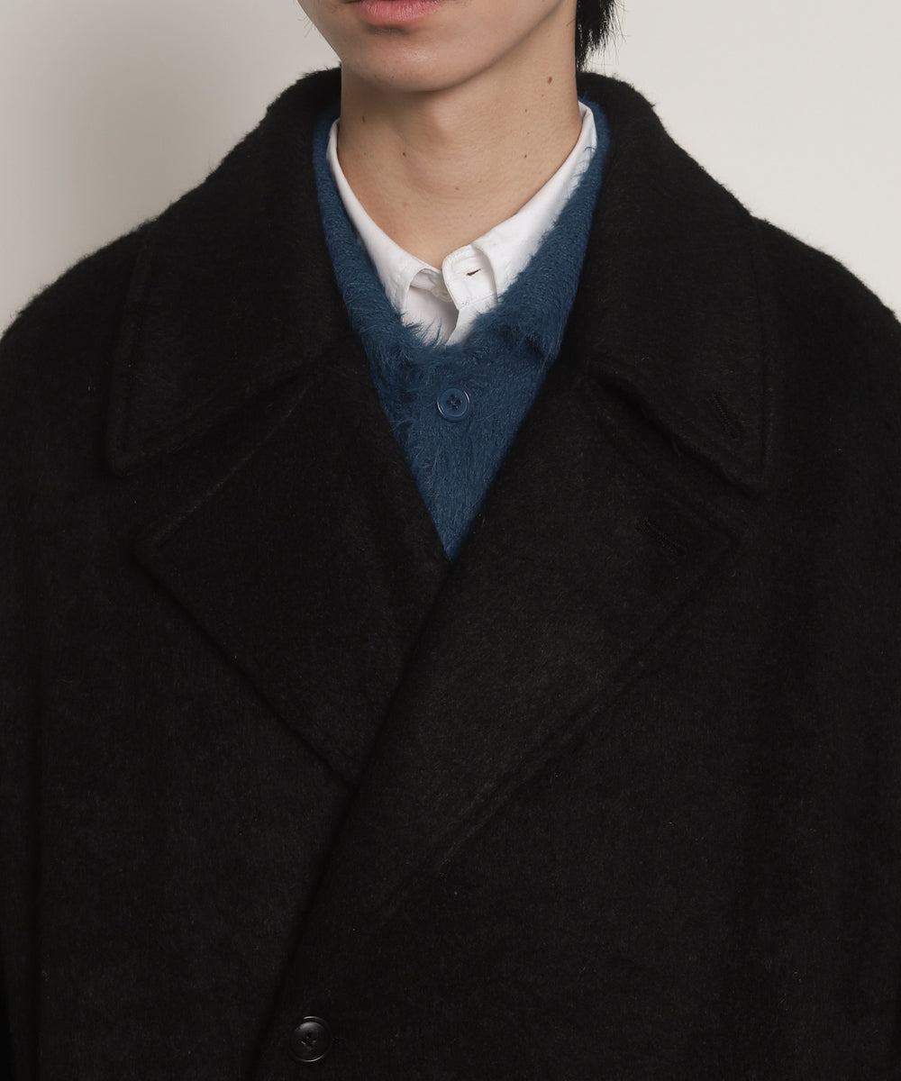 シャギーオーバーコート