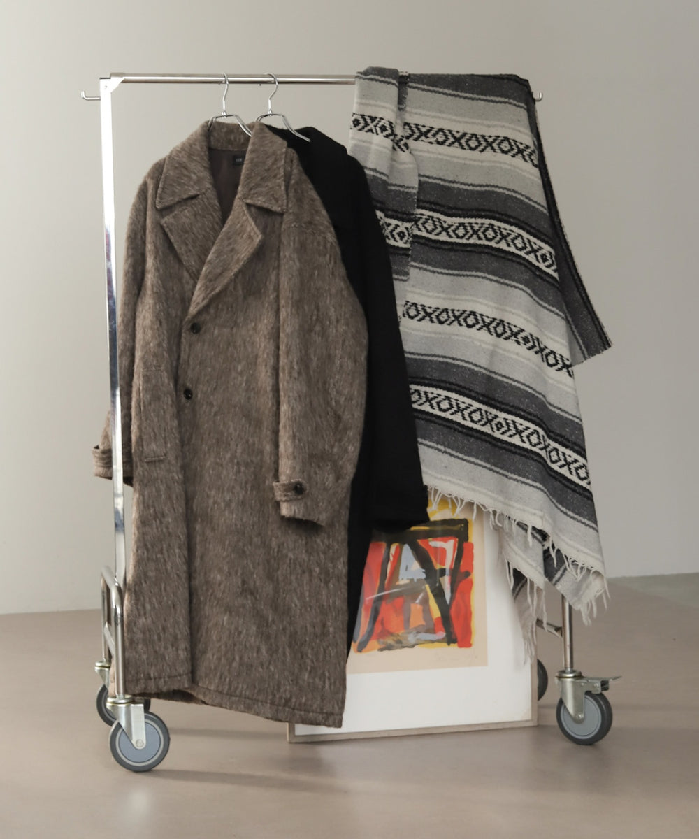 シャギーオーバーコート