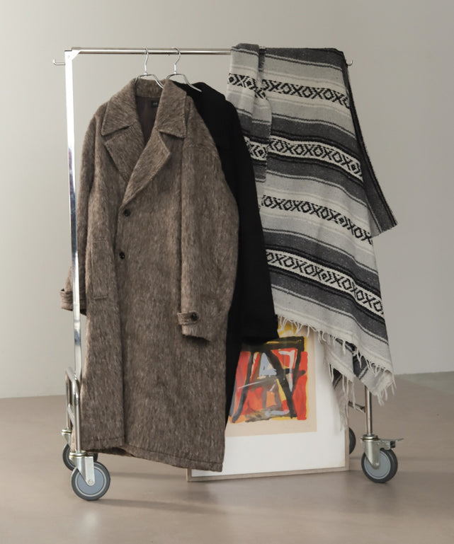 シャギーオーバーコート