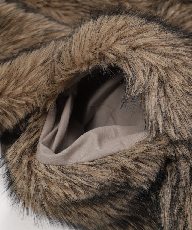 フェイクファーZIPブルゾン