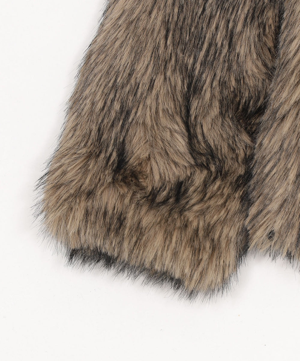 フェイクファーZIPブルゾン