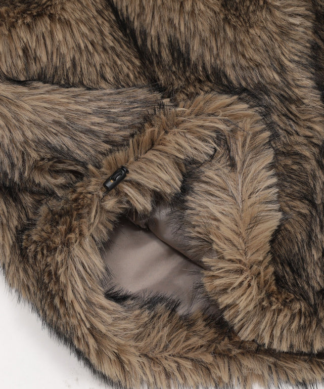 フェイクファーZIPブルゾン