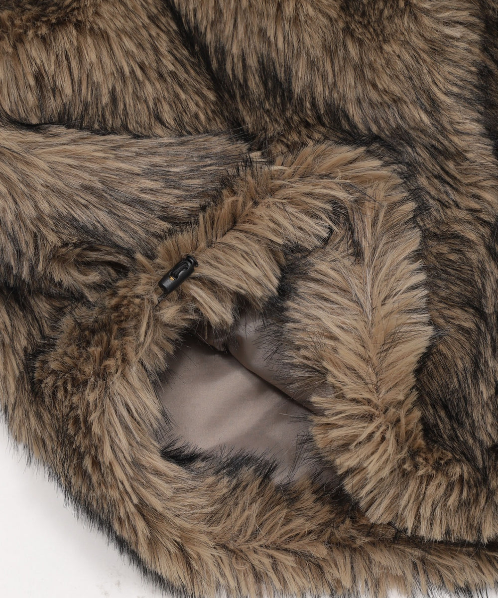 フェイクファーZIPブルゾン