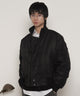 ナイロンスタンドブルゾン/ﾌﾞﾗｯｸ モデル：180cm L着用