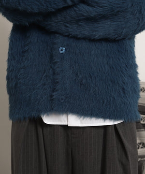 フェザーニットボタンシャツ