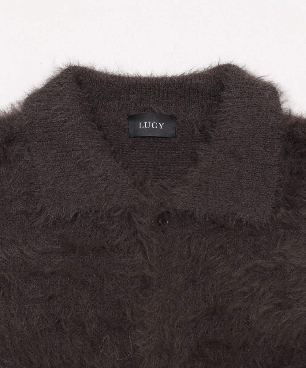 フェザーニットボタンシャツ