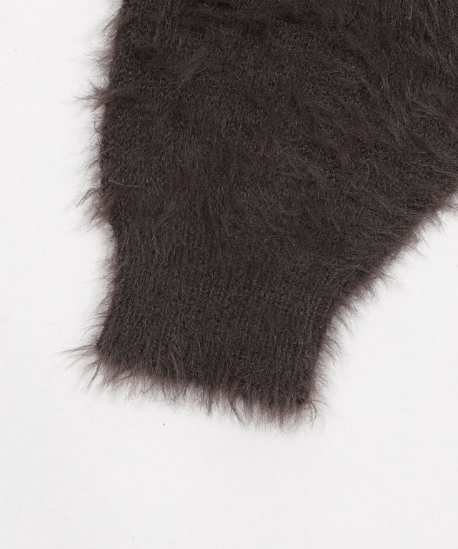 フェザーニットボタンシャツ