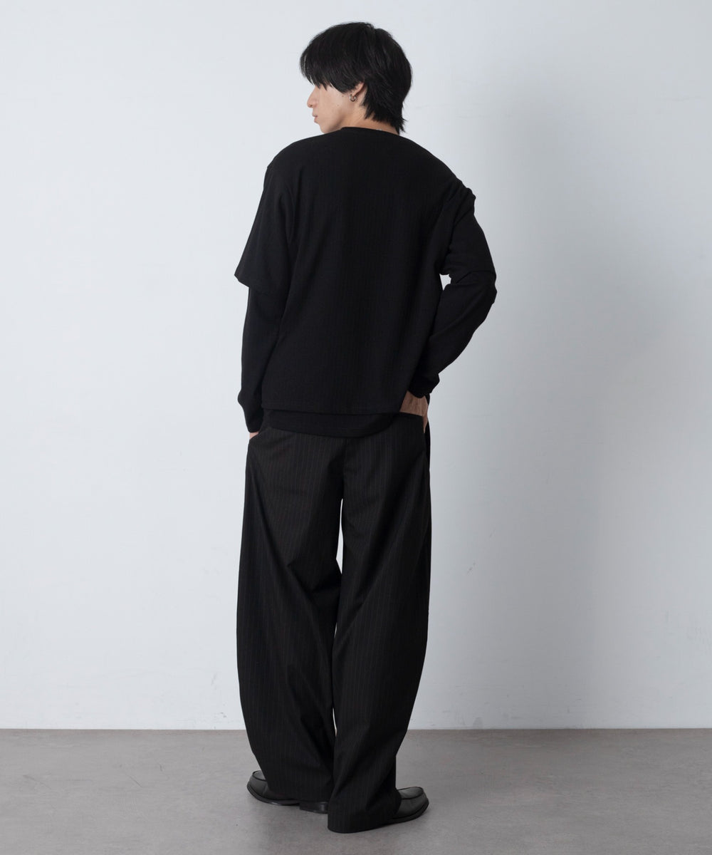 ブラックストライプ モデル：180cm L着用