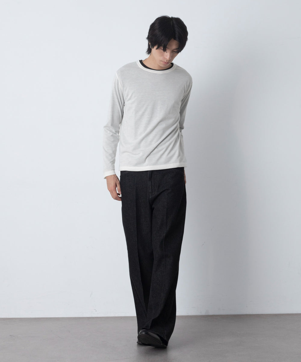 デニムブラック モデル：180cm L着用