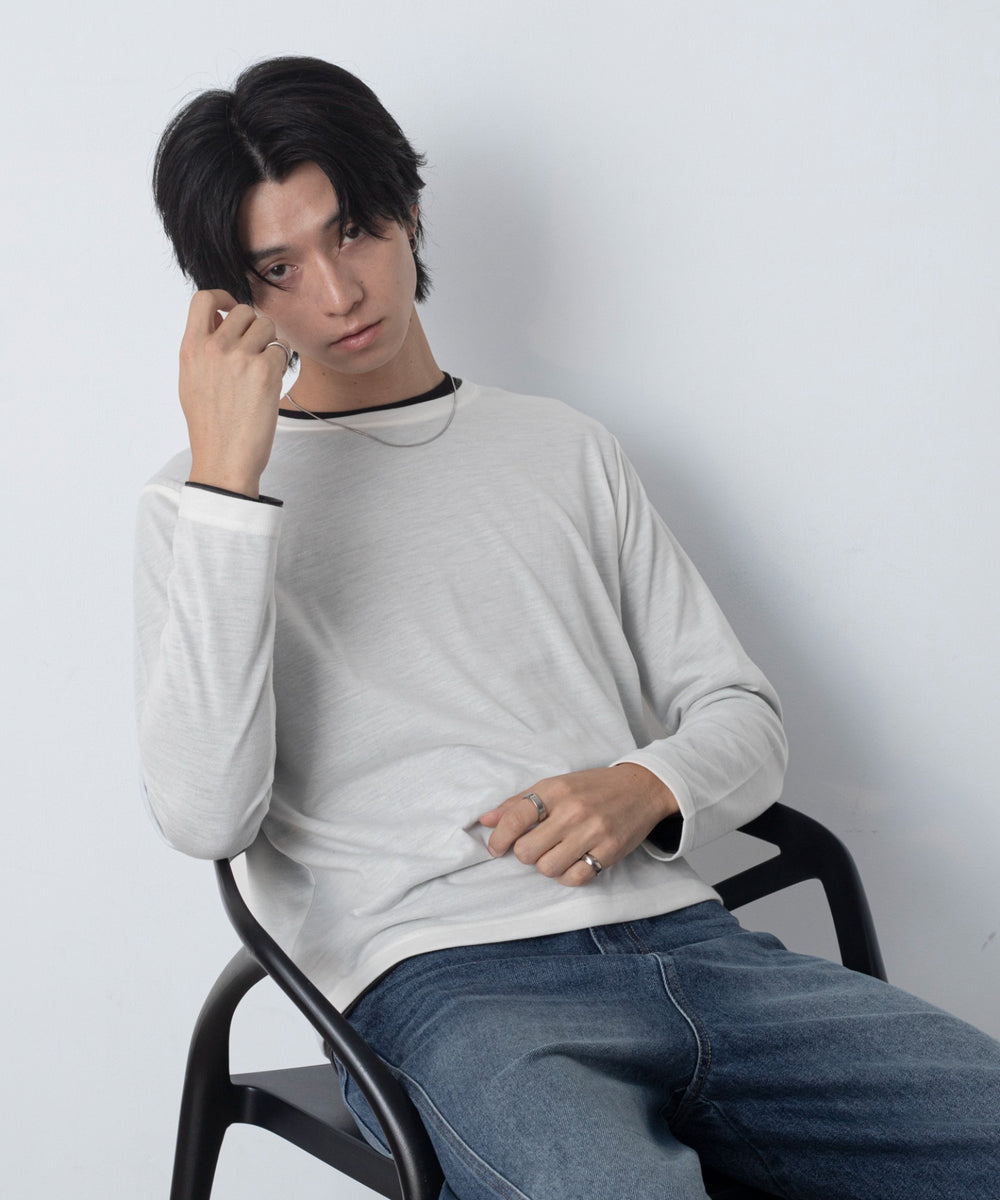 ホワイト モデル：180cm L着用