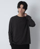 ルーズネックボーダーT(LS)/ブラックボーダー モデル：180cm L着用