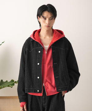 デニムブラック モデル：180cm L着用